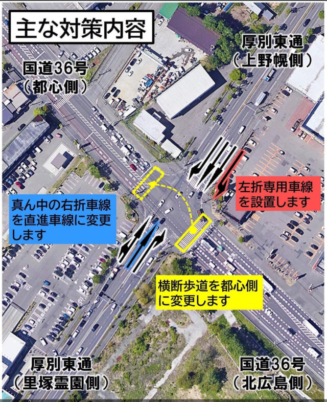 清田区の道路改善