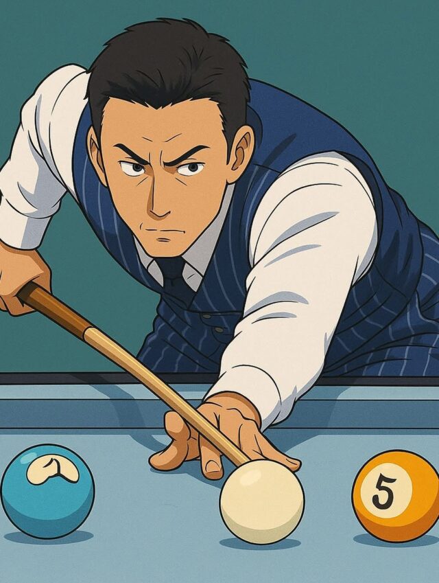 集中力を高めるビリヤード
